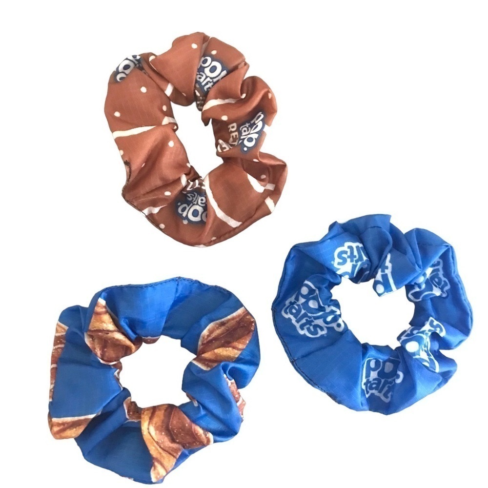 Hair Scrunchies Pop Tart Scrunchies Set Of 3 Hair Tie Accessories